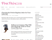 Tablet Screenshot of blog.pinkprincess.com